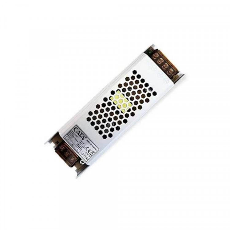 Cata 12.5A Şerit LED Trafosu 120W Süper Slim Fansız CT-2675