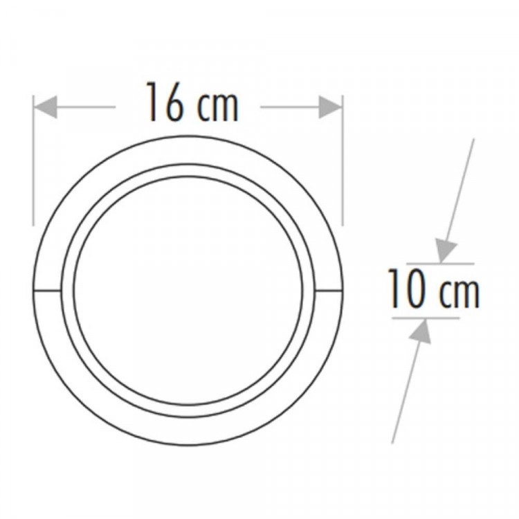 CATA 15W Bora Led Bahçe Aplik 3200K CAT CT-7073