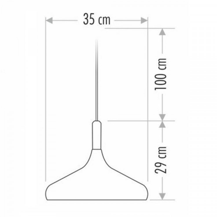 CATA Dekoratif Sarkıt Armatür (Siyah+Sarı+35Cm) CAT CT-8219